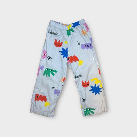 H&M Colorful Face Pattern 2 Piece Matching Set - Picture 4 of 6